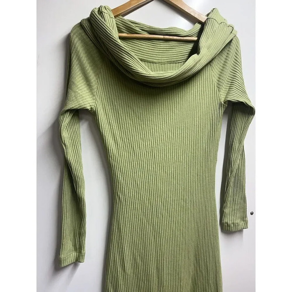 Mara Hoffman NEW FULL CIRCLE EMERY DRESS Size Small In Emery Green Longsleeved - Picture 11 of 13